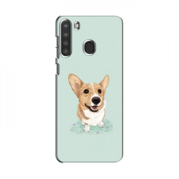 Чехлы с собаками для Samsung Galaxy A21 (A215) (VPrint)