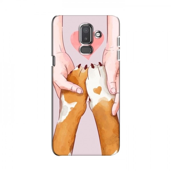 Чехлы с собаками для Samsung J8-2018, J810 (VPrint)