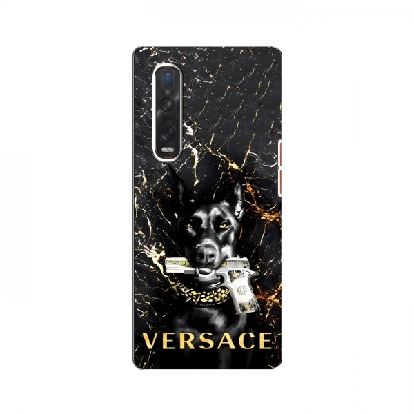 Чехлы VERSACE для Оппо Финд х3 Про (PREMIUMPrint)