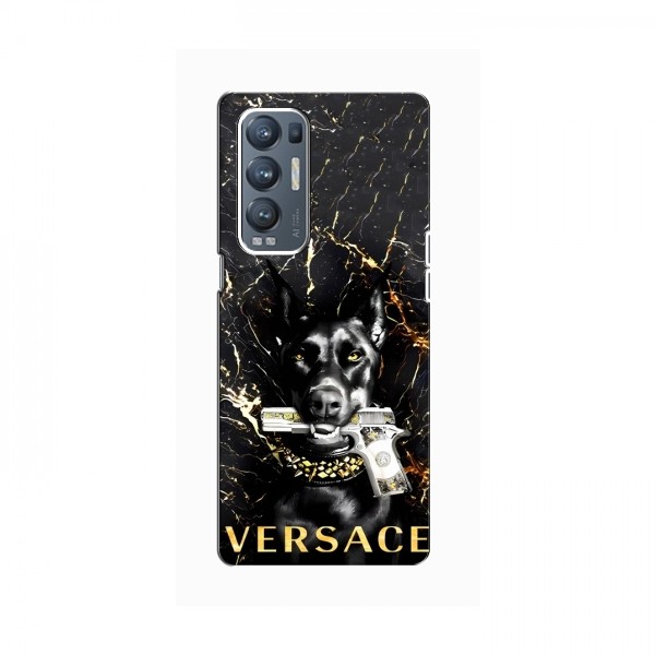 Чехлы VERSACE для Оппо Рено 5 Про Плюс (5G) (PREMIUMPrint)