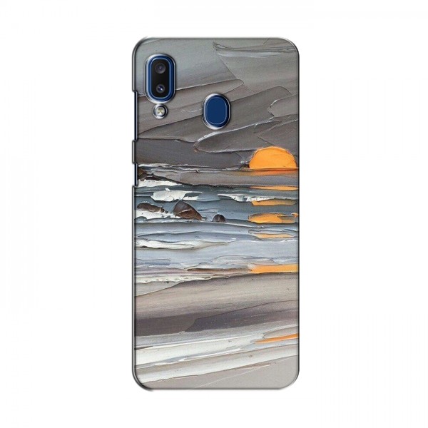 Чехол для Samsung Galaxy A20 2019 (A205F) (AlphaPrint) с печатью (ТОП продаж)