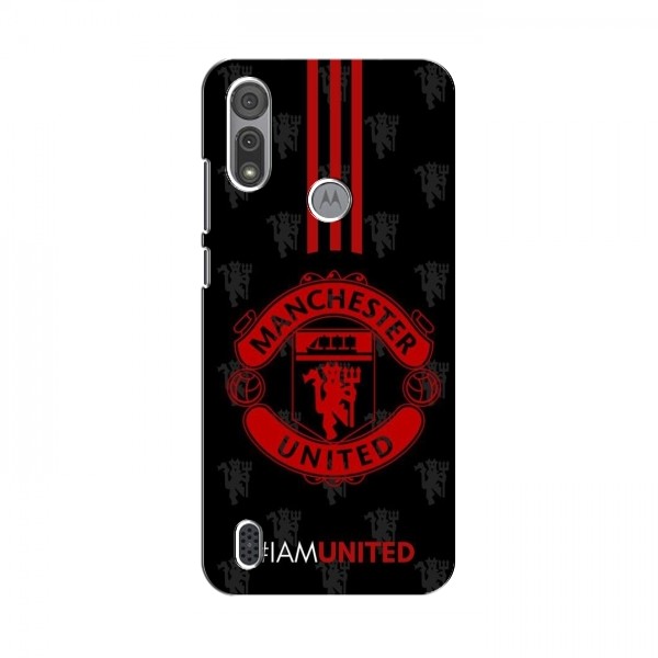 Чехол Манчестер Юнайтед для Motorola MOTO E6S (AlphaPrint)