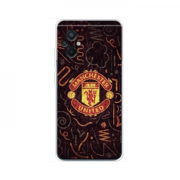 Чехол Манчестер Юнайтед для Xiaomi POCO M5 (AlphaPrint)