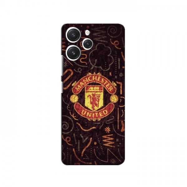 Чехол Манчестер Юнайтед для Xiaomi Redmi 12 (AlphaPrint)
