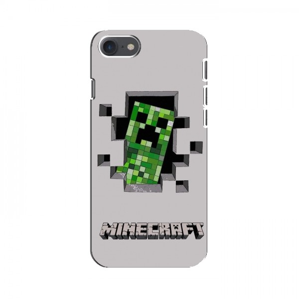 Чехол Майнкрафт для Айфон 8 (AlphaPrint) Minecraft