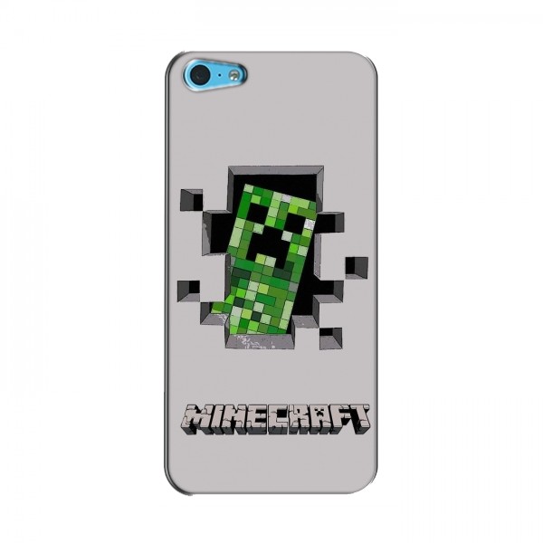Чехол Майнкрафт для Айфон 5с (AlphaPrint) Minecraft
