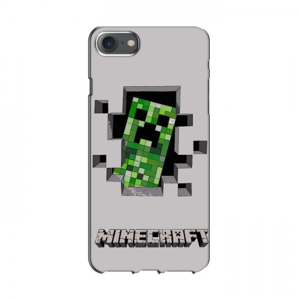 Чехол Майнкрафт для Айфон 7 (AlphaPrint) Minecraft