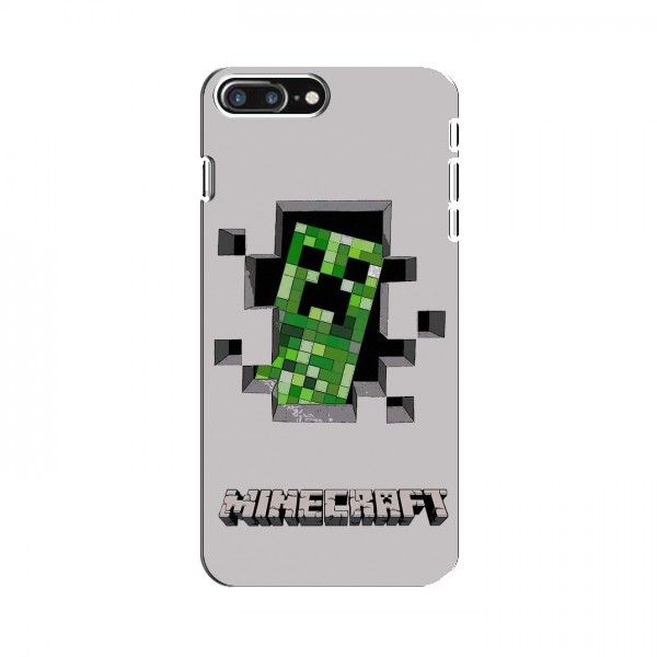 Чехол Майнкрафт для Айфон 8 Плюс (AlphaPrint) Minecraft