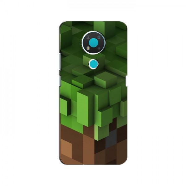 Чехол Майнкрафт для Нокиа 3.4 (AlphaPrint) Minecraft