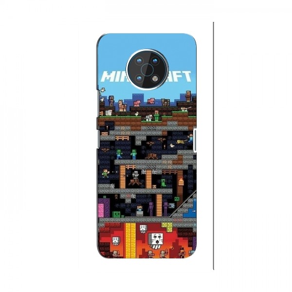 Чехол Майнкрафт для Нокиа G50 (AlphaPrint) Minecraft