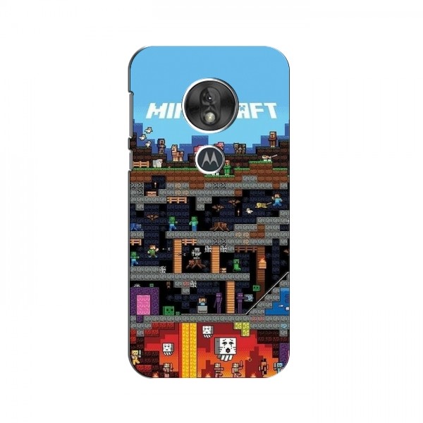 Чехол Майнкрафт для Мото G7 Пауер (AlphaPrint) Minecraft