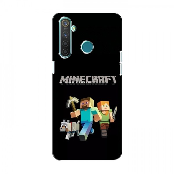 Чехол Майнкрафт для RealMe 5 (AlphaPrint) Minecraft