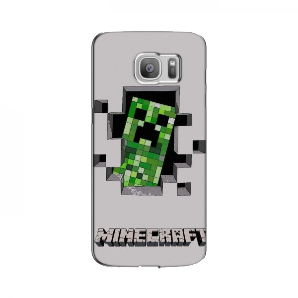 Чехол Майнкрафт для Samsung S7 Еdge, G935 (AlphaPrint) Minecraft