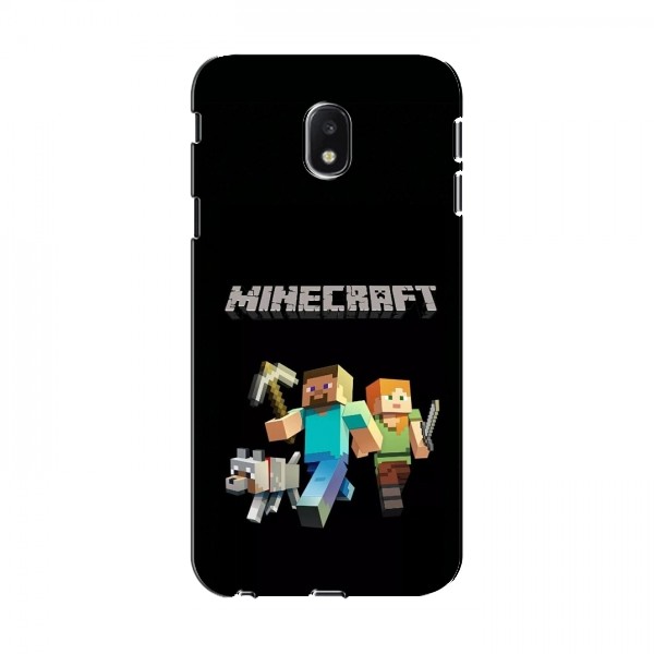 Чехол Майнкрафт для Samsung J3 2017, J330FN европейская версия (AlphaPrint) Minecraft