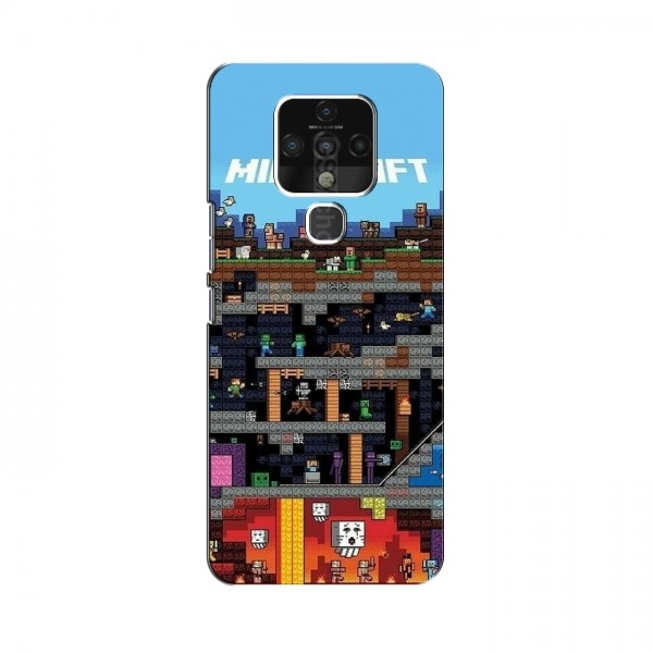 Чехол Майнкрафт для Техно Камон 16 (AlphaPrint) Minecraft