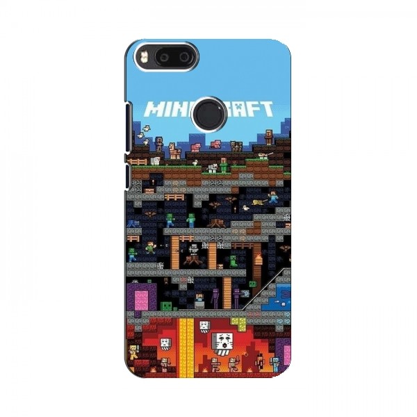 Чехол Майнкрафт для Xiaomi Mi A1 / Mi 5X (AlphaPrint) Minecraft