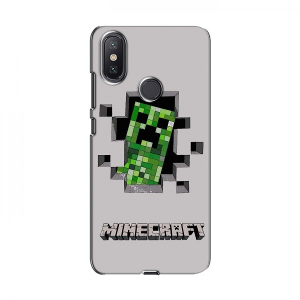 Чехол Майнкрафт для Xiaomi Mi A2 Lite (AlphaPrint) Minecraft