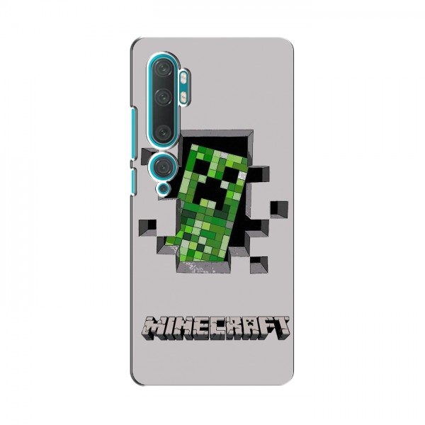 Чехол Майнкрафт для Xiaomi Mi Note 10 (AlphaPrint) Minecraft