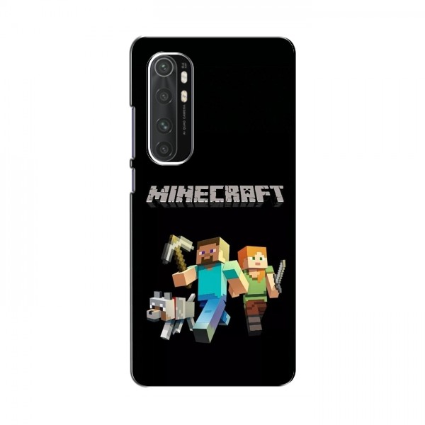 Чехол Майнкрафт для Xiaomi Mi Note 10 Lite (AlphaPrint) Minecraft