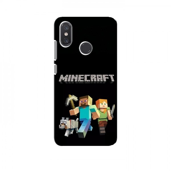 Чехол Майнкрафт для Xiaomi Mi8 (AlphaPrint) Minecraft