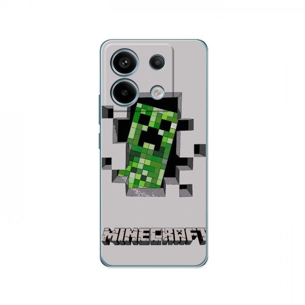 Чехол Майнкрафт для ПОКО Х6 5G (AlphaPrint) Minecraft