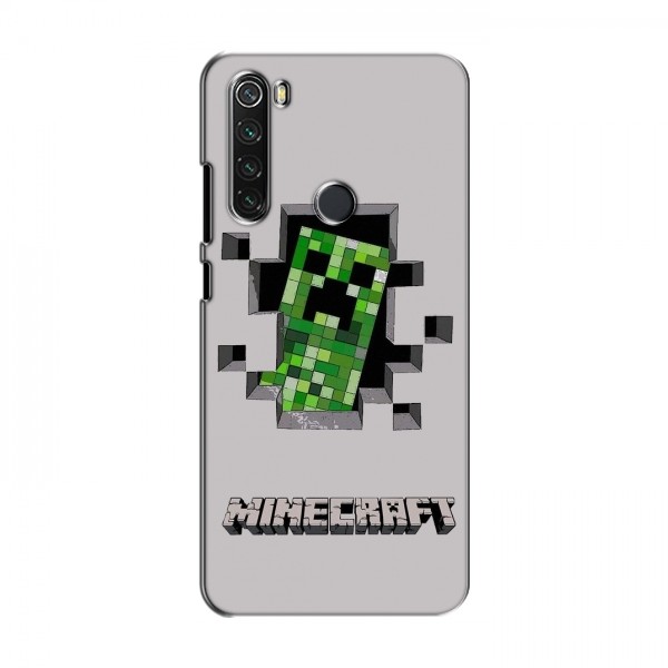 Чехол Майнкрафт для Сяоми Редми Ноут 8 (AlphaPrint) Minecraft