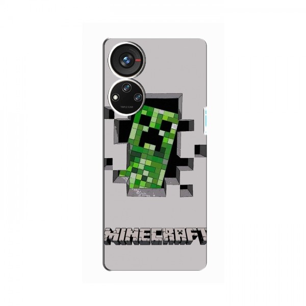 Чехол Майнкрафт для ЗТЕ В40с (AlphaPrint) Minecraft