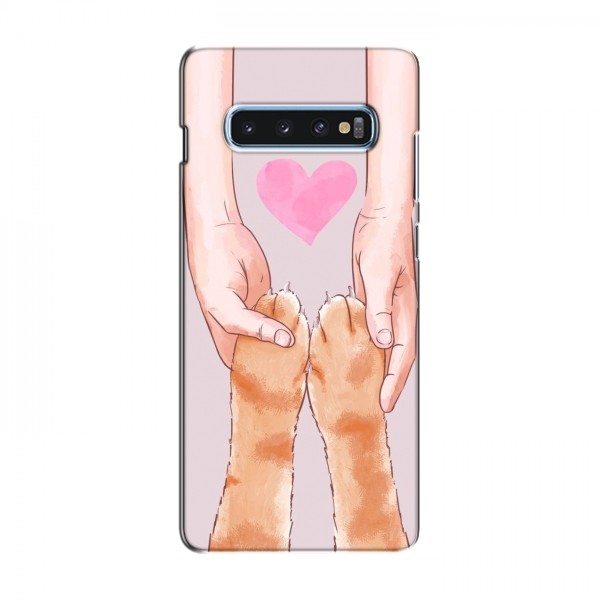 Чехол на Samsung S10 Plus с Котами (VPrint)