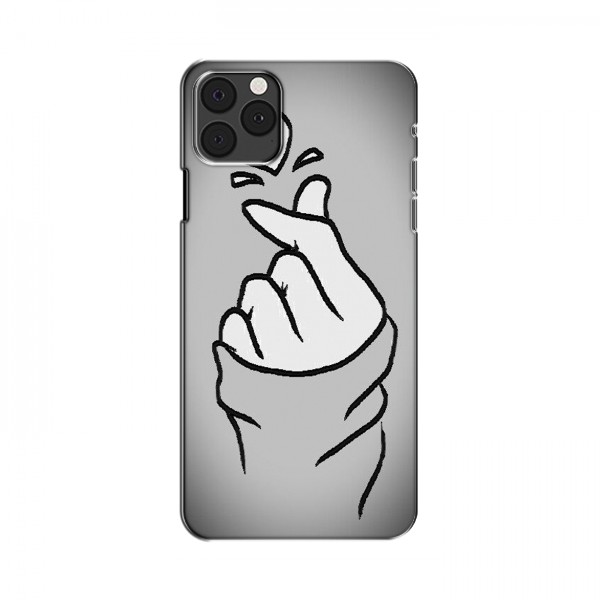 Чехол с принтом для iPhone 12 Pro Max (AlphaPrint - Знак сердечка)