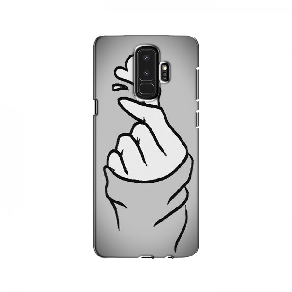 Чехол с принтом для Samsung S9 Plus (AlphaPrint - Знак сердечка)