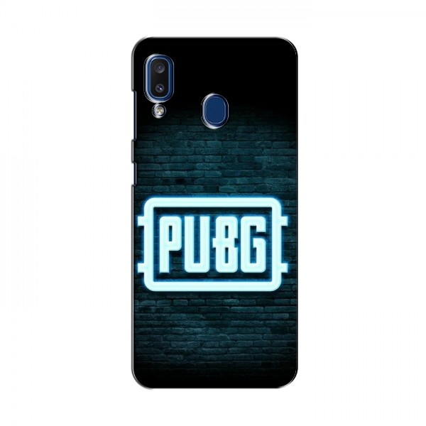 Чехол PUBG для Samsung Galaxy A20 2019 (A205F) (AlphaPrint)