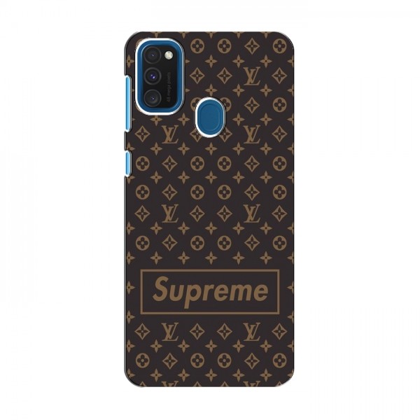 Чехол для Самсунг М30с - с картинкой Supreme (AlphaPrint)