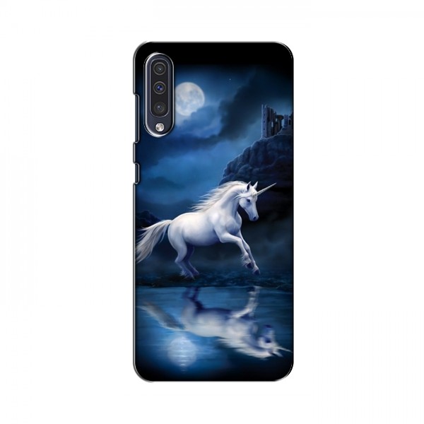 Чехол с принтом для Samsung Galaxy A50 2019 (A505F) - (на черном) (AlphaPrint)