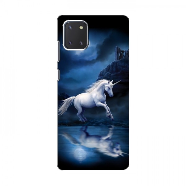 Чехол с принтом для Samsung Galaxy Note 10 Lite - (на черном) (AlphaPrint)