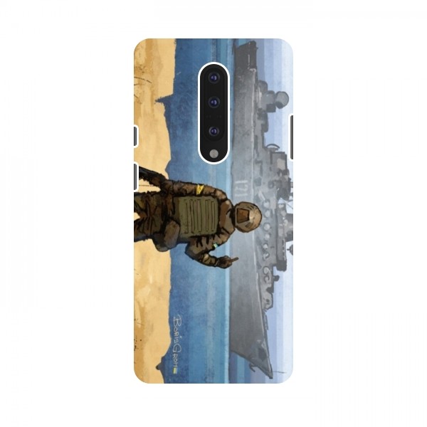 Чехол с принтом (Русский корабль...) для OnePlus 7 (AlphaPrint)