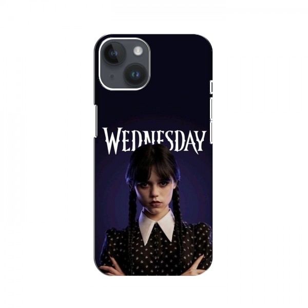 Чехлы Венсдей для iPhone 14 Plus (AlphaPrint - wednesday)