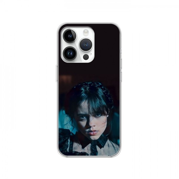 Чехлы Венсдей для iPhone 16 Pro Max (AlphaPrint - wednesday)