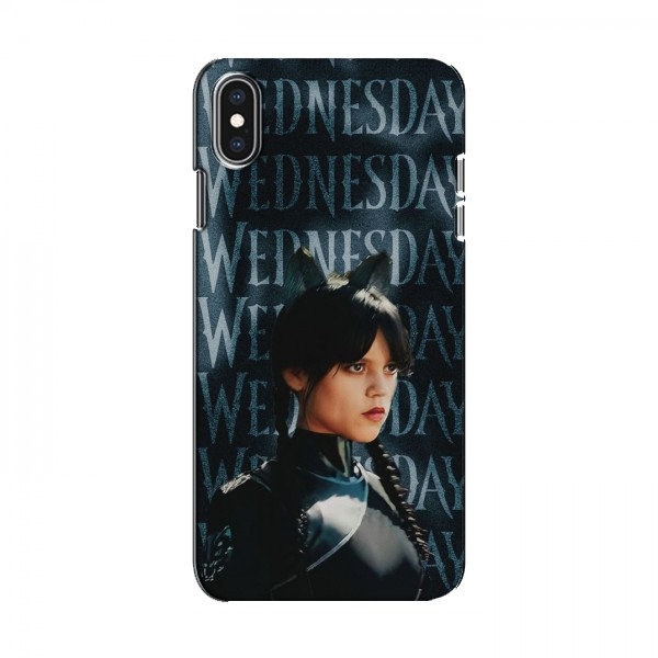 Чехлы Венсдей для iPhone Xs (AlphaPrint - wednesday)