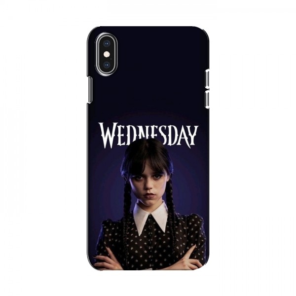 Чехлы Венсдей для iPhone Xs (AlphaPrint - wednesday)