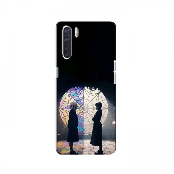 Чехлы Венсдей для OPPO A91 (AlphaPrint - wednesday)