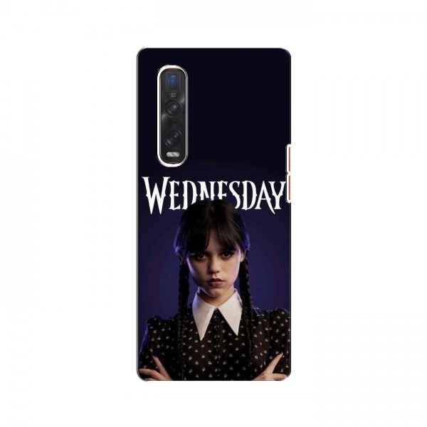 Чехлы Венсдей для OPPO Find X3 Pro (AlphaPrint - wednesday)