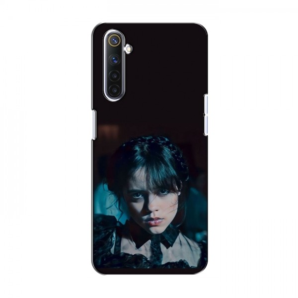 Чехлы Венсдей для RealMe 6 (AlphaPrint - wednesday)