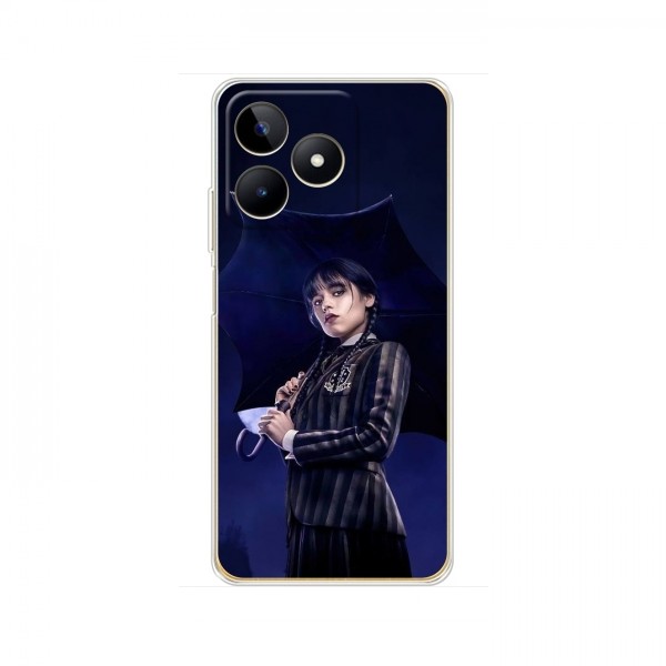 Чехлы Венсдей для RealMe C53 (AlphaPrint - wednesday)