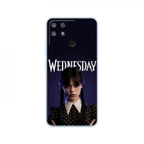 Чехлы Венсдей для RealMe NARZO 50A (AlphaPrint - wednesday)