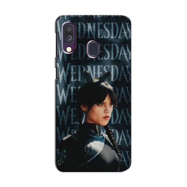 Чехлы Венсдей для Samsung Galaxy A40 2019 (A405F) (AlphaPrint - wednesday)