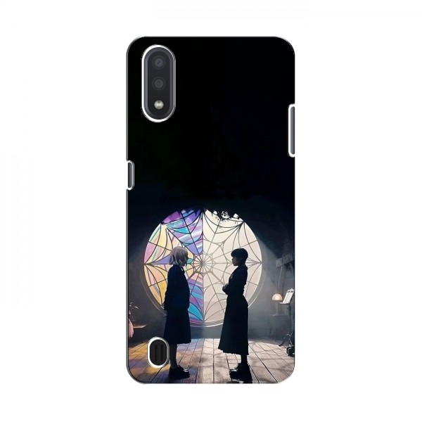 Чехлы Венсдей для Samsung Galaxy M01 (M015) (AlphaPrint - wednesday)