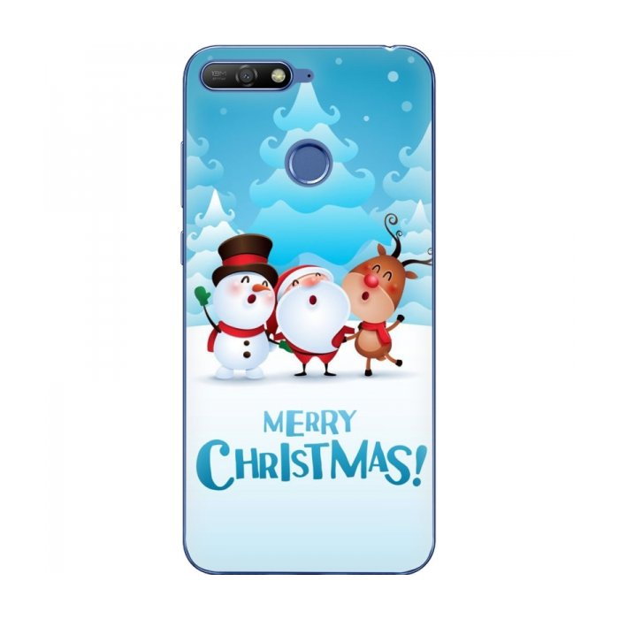 Рождественские Чехлы для Huawei Honor 7A Pro (VPrint)