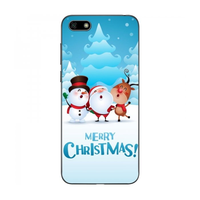 Рождественские Чехлы для Huawei Honor 7A (VPrint)