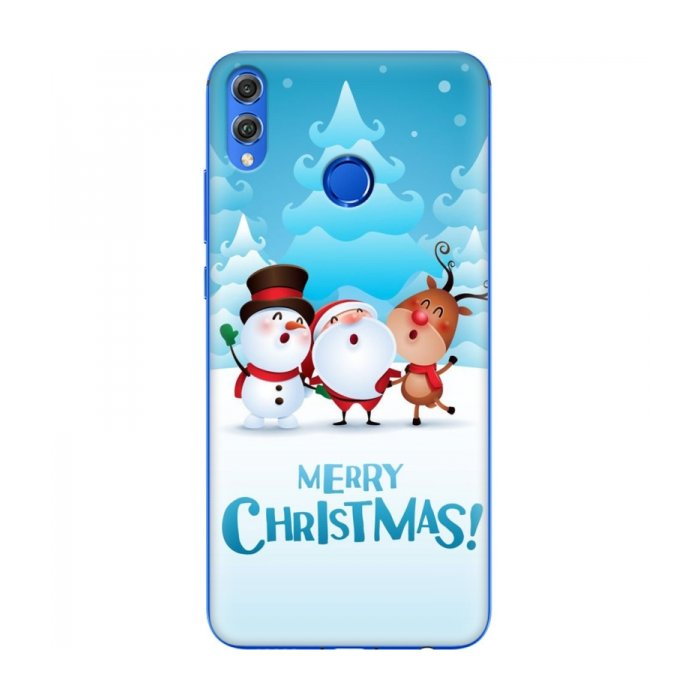 Рождественские Чехлы для Huawei Honor 8X (VPrint)