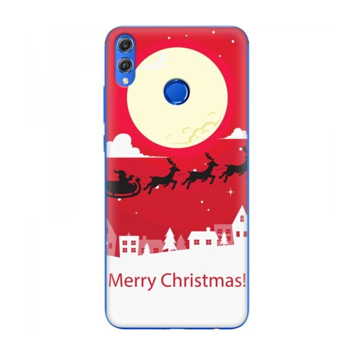 Рождественские Чехлы для Huawei Honor 8X (VPrint)